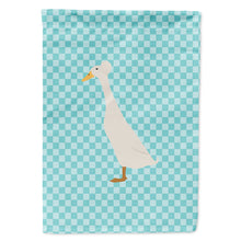 Load image into Gallery viewer, Bali Duck Blue Check Flag Canvas House Size BB8033CHF