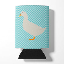 Load image into Gallery viewer, American Pekin Duck Blue Check Can or Bottle Hugger BB8034CC