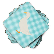 Load image into Gallery viewer, American Pekin Duck Blue Check Foam Coaster  BB8034FC