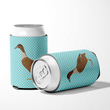 Load image into Gallery viewer, Dutch Hook Bill Duck Blue Check Can or Bottle Hugger BB8035CC