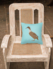 Load image into Gallery viewer, Dutch Hook Bill Duck Blue Check Fabric Decorative Pillow BB8035PW1818