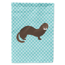 Load image into Gallery viewer, Russian or European Mink Blue Check Flag Canvas House Size BB8042CHF