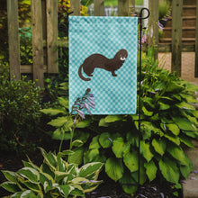 Load image into Gallery viewer, Russian or European Mink Blue Check Garden Flag - Outdoor Decorative Yard Flag