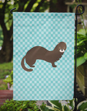 Load image into Gallery viewer, Russian or European Mink Blue Check Garden Flag - Outdoor Decorative Yard Flag