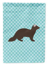 Load image into Gallery viewer, Sable Marten Blue Check Garden Flag - Outdoor Decorative Yard Flag