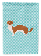 Load image into Gallery viewer, Weasel Blue Check Garden Flag - Outdoor Decorative Yard Flag