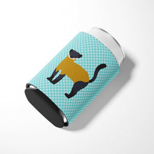 Load image into Gallery viewer, Yellow-Throated Marten Blue Check Can or Bottle Hugger BB8048CC