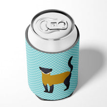 Load image into Gallery viewer, Yellow-Throated Marten Blue Check Can or Bottle Hugger BB8048CC