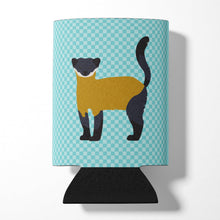 Load image into Gallery viewer, Yellow-Throated Marten Blue Check Can or Bottle Hugger BB8048CC