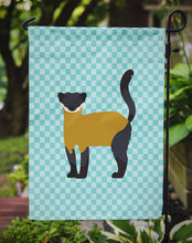 Load image into Gallery viewer, Yellow-Throated Marten Blue Check Garden Flag - Outdoor Decorative Yard Flag