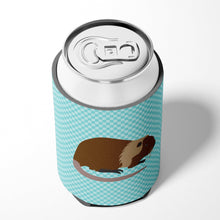 Load image into Gallery viewer, Coypu Nutria River Rat Blue Check Can or Bottle Hugger BB8053CC
