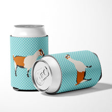 Load image into Gallery viewer, Alpine Goat Blue Check Can or Bottle Hugger BB8054CC