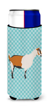 Load image into Gallery viewer, Alpine Goat Blue Check   Hugger for slim cans