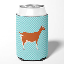 Load image into Gallery viewer, Toggenburger Goat Blue Check Can or Bottle Hugger BB8055CC