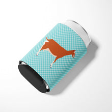 Load image into Gallery viewer, Toggenburger Goat Blue Check Can or Bottle Hugger BB8055CC