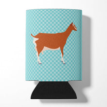 Load image into Gallery viewer, Toggenburger Goat Blue Check Can or Bottle Hugger BB8055CC