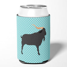 Load image into Gallery viewer, Verata Goat Blue Check Can or Bottle Hugger BB8056CC