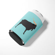 Load image into Gallery viewer, Verata Goat Blue Check Can or Bottle Hugger BB8056CC