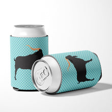 Load image into Gallery viewer, Verata Goat Blue Check Can or Bottle Hugger BB8056CC