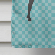 Load image into Gallery viewer, Verata Goat Blue Check Flag Canvas House Size BB8056CHF