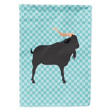 Load image into Gallery viewer, Verata Goat Blue Check Flag Canvas House Size BB8056CHF