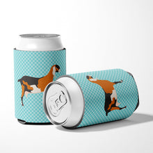 Load image into Gallery viewer, Anglo-nubian Nubian Goat Blue Check Can or Bottle Hugger BB8057CC