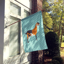 Load image into Gallery viewer, Anglo-nubian Nubian Goat Blue Check Flag Canvas House Size BB8057CHF