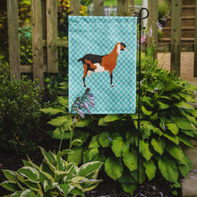 Load image into Gallery viewer, Anglo-nubian Nubian Goat Blue Check Garden Flag - Outdoor Decorative Yard Flag