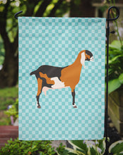 Load image into Gallery viewer, Anglo-nubian Nubian Goat Blue Check Garden Flag - Outdoor Decorative Yard Flag
