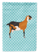 Load image into Gallery viewer, Anglo-nubian Nubian Goat Blue Check Garden Flag - Outdoor Decorative Yard Flag