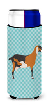 Load image into Gallery viewer, Anglo-nubian Nubian Goat Blue Check   Hugger for slim cans