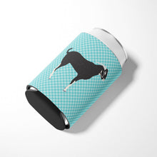 Load image into Gallery viewer, Black Bengal Goat Blue Check Can or Bottle Hugger BB8058CC