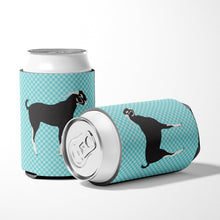 Load image into Gallery viewer, Black Bengal Goat Blue Check Can or Bottle Hugger BB8058CC