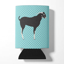 Load image into Gallery viewer, Black Bengal Goat Blue Check Can or Bottle Hugger BB8058CC