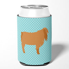 Load image into Gallery viewer, American Lamancha Goat Blue Check Can or Bottle Hugger BB8059CC