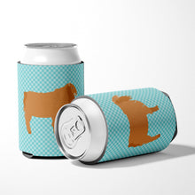 Load image into Gallery viewer, American Lamancha Goat Blue Check Can or Bottle Hugger BB8059CC