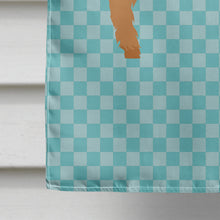 Load image into Gallery viewer, American Lamancha Goat Blue Check Flag Canvas House Size BB8059CHF