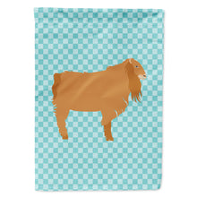 Load image into Gallery viewer, American Lamancha Goat Blue Check Flag Canvas House Size BB8059CHF