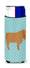 Load image into Gallery viewer, American Lamancha Goat Blue Check   Hugger for slim cans