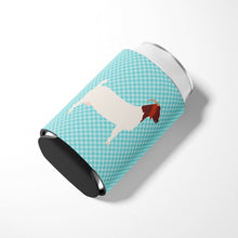 Load image into Gallery viewer, Boer Goat Blue Check Can or Bottle Hugger BB8060CC
