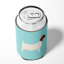 Load image into Gallery viewer, Boer Goat Blue Check Can or Bottle Hugger BB8060CC