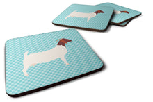 Load image into Gallery viewer, Boer Goat Blue Check Foam Coaster  BB8060FC