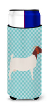 Load image into Gallery viewer, Boer Goat Blue Check   Hugger for slim cans