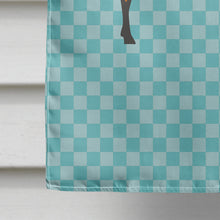 Load image into Gallery viewer, Oberhasli Goat Blue Check Flag Canvas House Size BB8062CHF