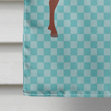 Load image into Gallery viewer, Jamnapari Goat Blue Check Flag Canvas House Size BB8064CHF