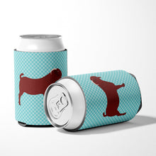 Load image into Gallery viewer, Kalahari Red Goat Blue Check Can or Bottle Hugger BB8065CC