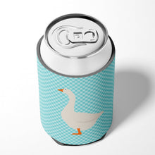Load image into Gallery viewer, Embden Goose Blue Check Can or Bottle Hugger BB8066CC