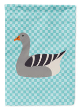 Load image into Gallery viewer, Pilgrim Goose Blue Check Garden Flag - Outdoor Decorative Yard Flag