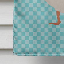 Load image into Gallery viewer, Steinbacher Goose Blue Check Flag Canvas House Size BB8068CHF