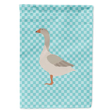 Load image into Gallery viewer, Steinbacher Goose Blue Check Flag Canvas House Size BB8068CHF